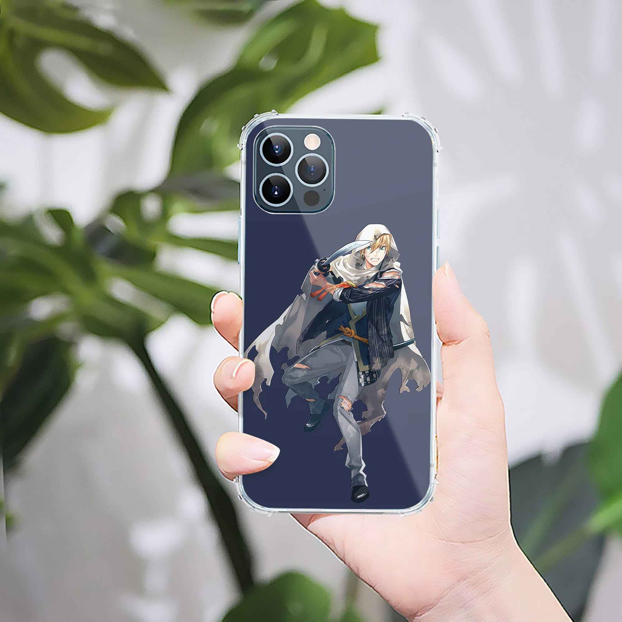 （画像用） 刀剣乱舞 Touken Ranbu 【iPhone 12シリーズ対応】透明スマホケース（クリアソフトケース）
